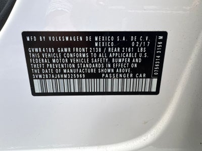 2017 Volkswagen Jetta 1.4T S