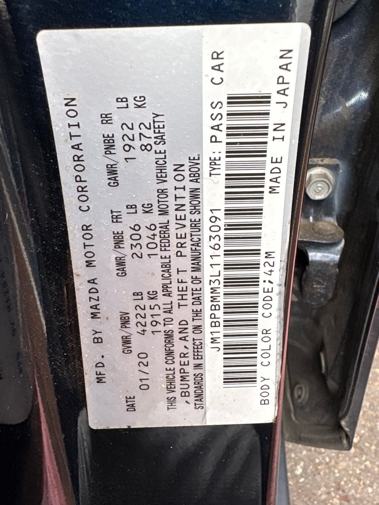 2020 Mazda Mazda3 Preferred