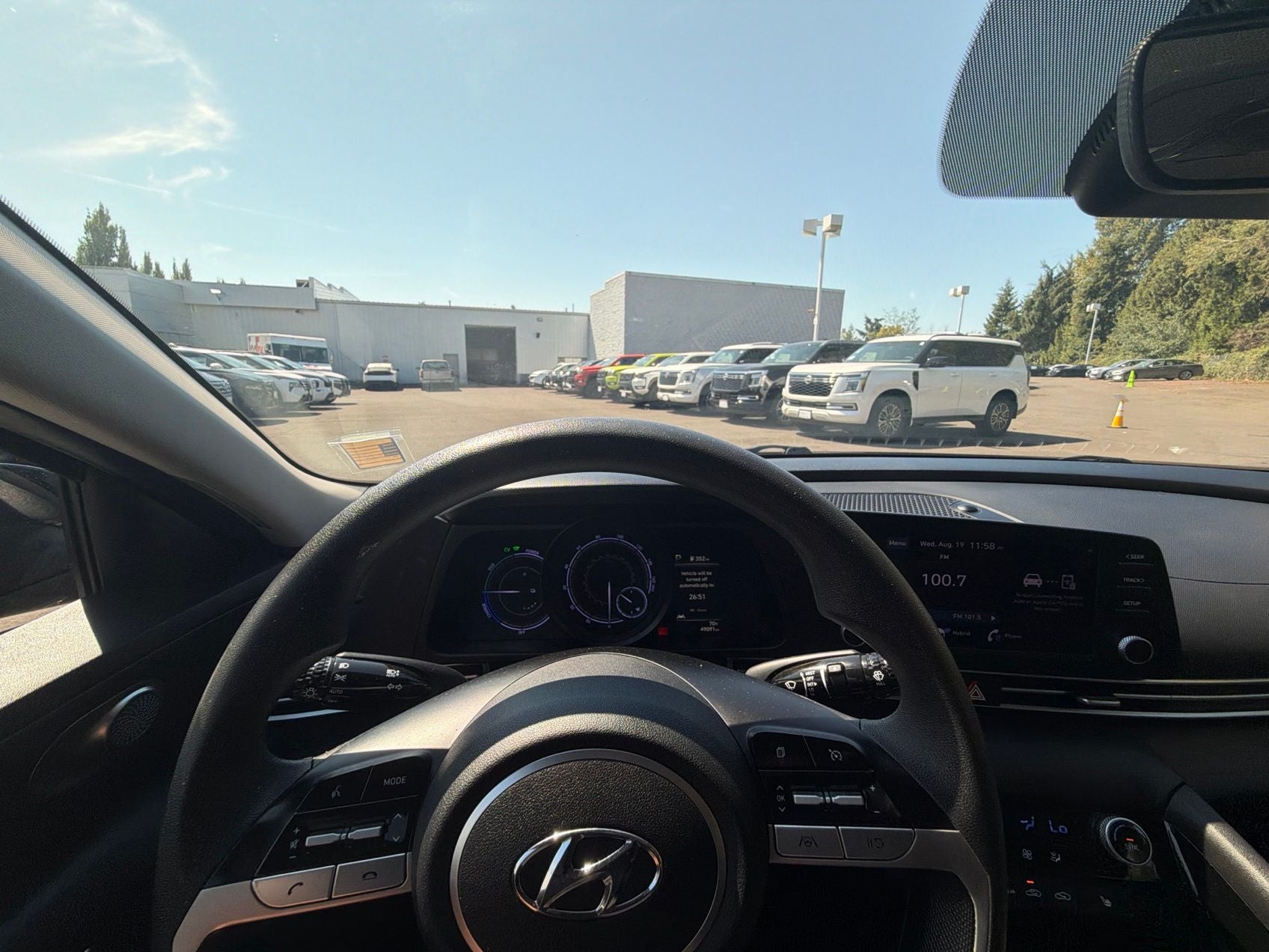 2023 Hyundai Elantra Hybrid Blue