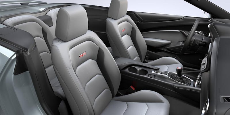 2024 chevy camaro gray front seats