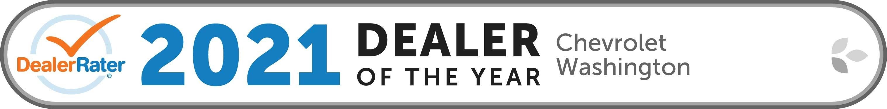 2021 DealerRater Dealer of the Year Alan Webb Chevrolet in Vancouver WA