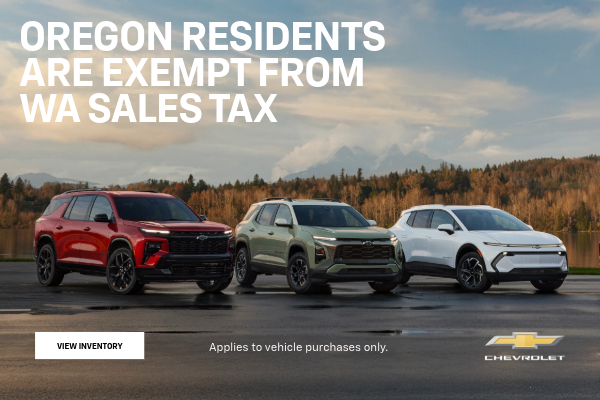OR residents are exempt from WA sales tax